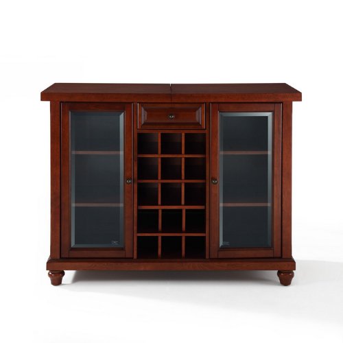 Crosley Cambridge Sliding-Top Bar Cabinet Crosley Cambridge Sliding-Top Bar Cabinet