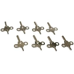 8 American Double End Clock Key Mainspring Winding Tool