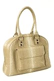 JP Lizzy Snake Latte Cate Tote