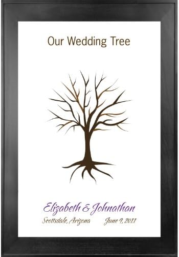 Thumbprint Guest Book Wedding Tree # 2 16x24 for 50-75 guests
