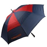 Review   / Head umbrella Gustbuster style Blue Red Head Logo