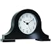 Classic Deep Black Napoleon Mantel Clock - H17.5cm - 06332