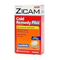 Zicam Cold Remedy Plus RapidMelts, Cool Mint 25 ea