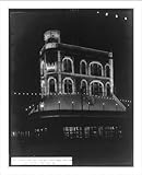Historic Print (M): [Chess Club illuminated. Canal Street, New Orleans, La.]