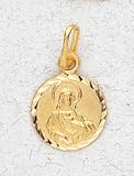 14 Kt Gold Religious Medals - Sacred Heart - In a Premium Black Box