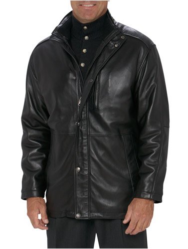 Buy Weatherproof ? Length Leather Jacket