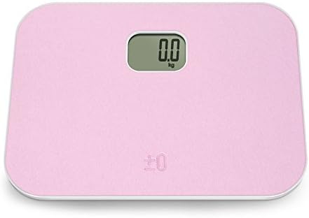 YESHM Portable Precision Body Scales Electronic Personal Scales Bathroom Weight Scales Home use with LCD Display (Pink)