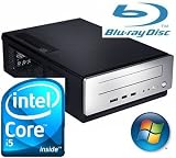 HTPCIntelBluray-503 xp  	Intel Core i5-660 2x 3,33GHz  	4GB DDR3 (2x 2GB)  	Gigabyte H55N-USB3 (1 x PS/2, 1 x D-Sub, 1 x DVI-D, 1 x optical S/PDIF, 1 x HDMI, 4 x USB2.0, 2 x USB3.0, 1 x eSATA, 1 x RJ-45, 6 x audio)  	500GB 2,5″ Sata2  	Bluray-Slim-Combo (BR-Lesen/DVD-Brennen)  	Mini-HTPC-Gehäuse in Schwarz mit silberner Front und Front-USB/eSata/Audio (96mm (H) x 222mm (T) x 328mm (B)) DER SUPERLEISE BLURAY-WOHNZIMMER-PC MIT WINDOWS XP PROFESSIONAL SP3