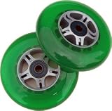 UPGRADE WHEELS for RAZOR SCOOTER Green ABEC 7 BEARINGS