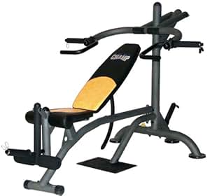 Amazon.com : Body Champ LB2600 Deluxe Leverage Bench : Adjustable