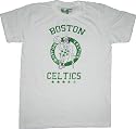 Boston Celtics Logo Stars White Basketball Green T-Shirt Tee