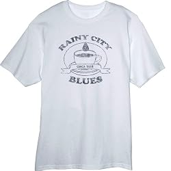 Rainy City Blues vintage design Novelty T Shirt