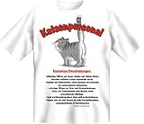 Produkt-Bild: Original RAHMENLOS&reg; Fun T-Shirt " Katzenpersonal.............." GR. S-XXL inkl. einer Musik CD