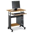 Safco M?V 28" Height Adjustable Metal , Wood Workstation in Cherry