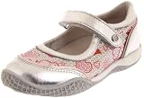 Naturino 4514 Mary Jane (Toddler/Little Kid),4514 Laminato/Paill/Cuori Argento,29 EU(12 M US Little Kid)