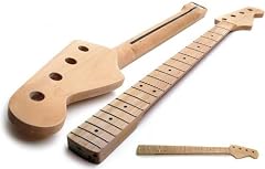 Maple Precision Bass Guitar Neck: 20 Fret Replacement neck with Maple fingerboard