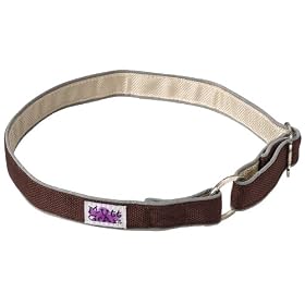 Doggles Mutt Gear Comfort Collars Brown/Tan Dog Collar 10-16 inches