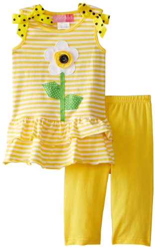 Good Lad Baby Girls' Stripe Knit Legging Set