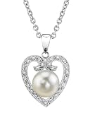 Akoya Pearl Heart Shaped Diamond Pendant in 18K Gold 41pdkWZ3XQL. SL160 Akoya Pearl Heart Shaped Diamond Pendant in 18K Gold