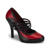 Women's Tempt-10, 4 1/2" Heel 3 Strap Spectator Pump With Concealed Platform