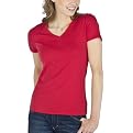 Merona&reg; Petites Ultimate Short Sleeve V-Neck Tee - Bullfight Red