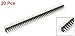 uxcell A13081500ux0125 2.54 mm Pitch 80 Pins Double Row Male Pin Header 20 Pcs (Pack of 20)