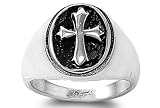 3D Celtic Cross Ring - Christian Ring - Biker Rings - Gothic Cross Ring Style for men ring sizes 9, 10, 11, 12, 13.