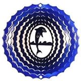 SunSationsTM Small Dolphin Wind Spinner - color: Blue
