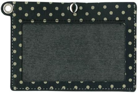 11 INAZUMA black dot pattern card holder CC-5S # (japan import) by INAZUMA