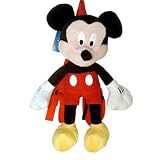 Disney Mickey Mouse Plush Backpack w purse wallet