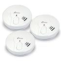 Kidde 0946 Compact Smoke Alarm with Built in Hush Button, 3-Pack