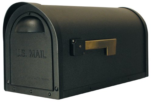 Special Lite Products SCC-1008-BLK Classic Curbside Mailbox, Black