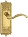 Grandeur GS40-WINPRT-PB Windsor Longplate with Portofino Lever, Privacy, Polished Bra...