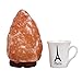 7-11 Lbs Large Himalayan Crystal Rock Salt Lamp Set-Hand Carved Natural Air Purifiers Home Decor¨CUse as Table, Desk or Bedroom Lamp-Adjustable Lighting with Wood Base
