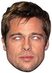 Brad Pitt Celebrity Cardboard Mask - Single by parties and prezzies