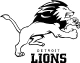 Detroit Lions NFL Wall / Auto Art Vinyl Decal Stickers / 10