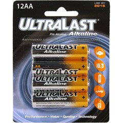 AA Alkaline Battery Bulk Pack - 12 Pack