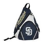 San Diego Padres MLB Baseball Team Sling Shoulder Sports Bag / Athletic Backpack - Multicolor (Size: one size )