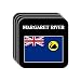 Western Australia - "MARGARET RIVER" Set of 4 Mini-Mousepad Coasters