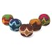 Cotton, Plastic Pellets Assorted Hackey Sack-Clover Design 