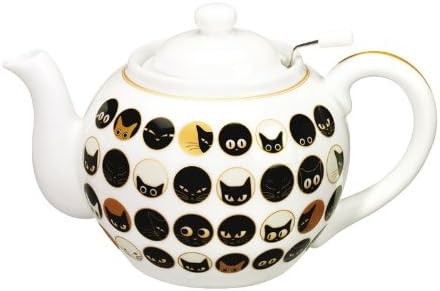 Orientis Gourmet Cat' Eye 1L / 33.8 floz Filter Porcelain Teapot 60112
