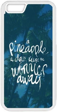 iPhone 6 Plus Soft Case Color Works a Pinneapple a Day White TPU Case For Apple iPhone 6 Plus 5.5 Inch Rubber Phone Case