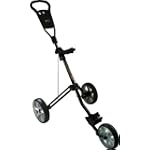 Tartan 3 Wheel Push Golf Cart (Black)