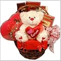 Be My Valentine Gourmet Food Gift Basket - Valentine's Day Gift
