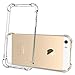 iPhone SE / 5S / 5 Case, Pajuva Air Cushion Shock Absorption Soft TPU Crystal Clear Case Cover for iPhone SE / 5S / 5 (Clear Case)