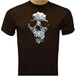Distressed Skull Head T-shirt, Death T-shirts, Hardcore Gothic T-shirts