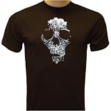 Distressed Skull Head T-shirt, Death T-shirts, Hardcore Gothic T-shirts
