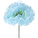 Factory Direct Craft Group of 6 Romantic Blooms of Vibrant Layering Soft Blue Petal Floral Stems for Corsages, Favors, and Crafting