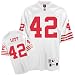 Reebok San Francisco 49Ers Ronnie Lott Premier White Throwback Jersey Size: Medium