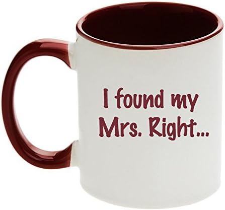 I found My Mrs. Right... And so did She! Unique Gift Mugs for Lesbian Couples (Set of 2pcs)